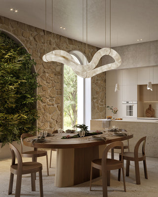 Helix Alabaster Pendant Light