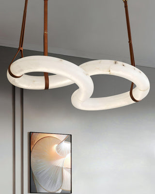 Helix Alabaster Pendant Light