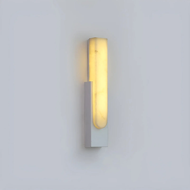 Rectangular Agatha Alabaster Wall Lamp - view 14 | Liootrlamp