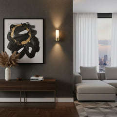 Alabaster Lampatron Cylindrical Wall Lamp