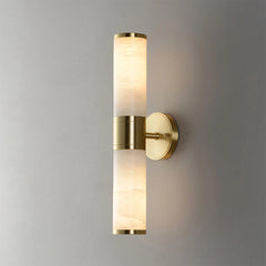 Alabaster Lampatron Cylindrical Wall Lamp