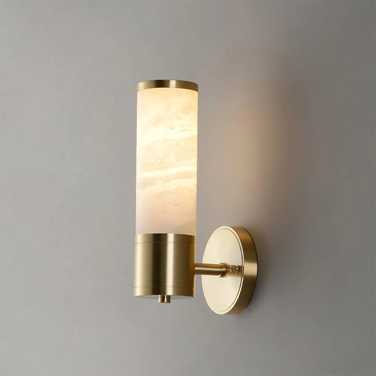 Alabaster Lampatron Cylindrical Wall Lamp - view 14 | Liootrlamp