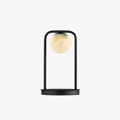 Alabaster Tribeca Black Table Lamp
