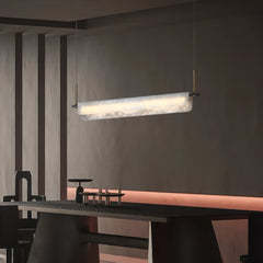 Alabaster Art Linear Chandelier