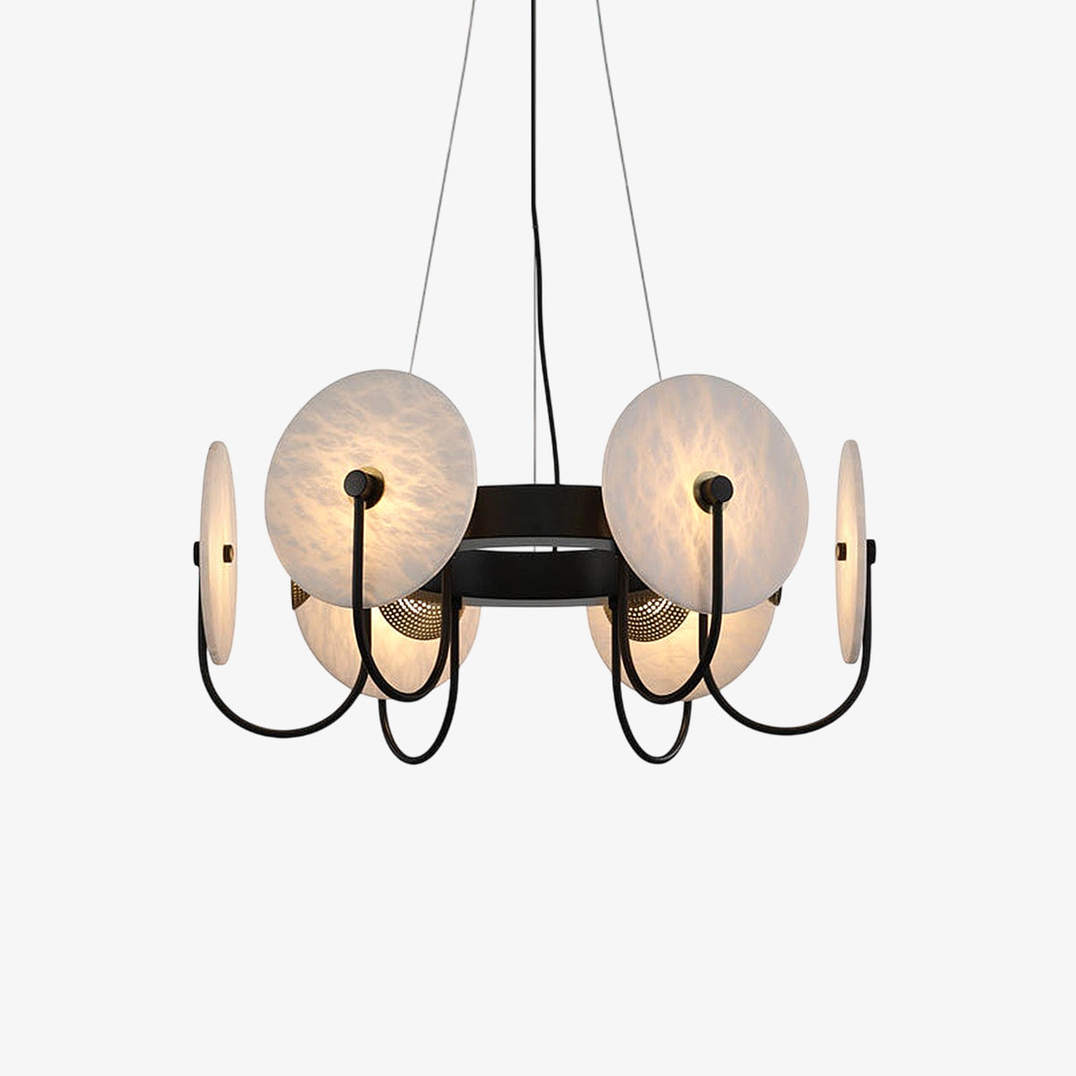 Alabaster CH Ring Chandelier | Liootrlamp
