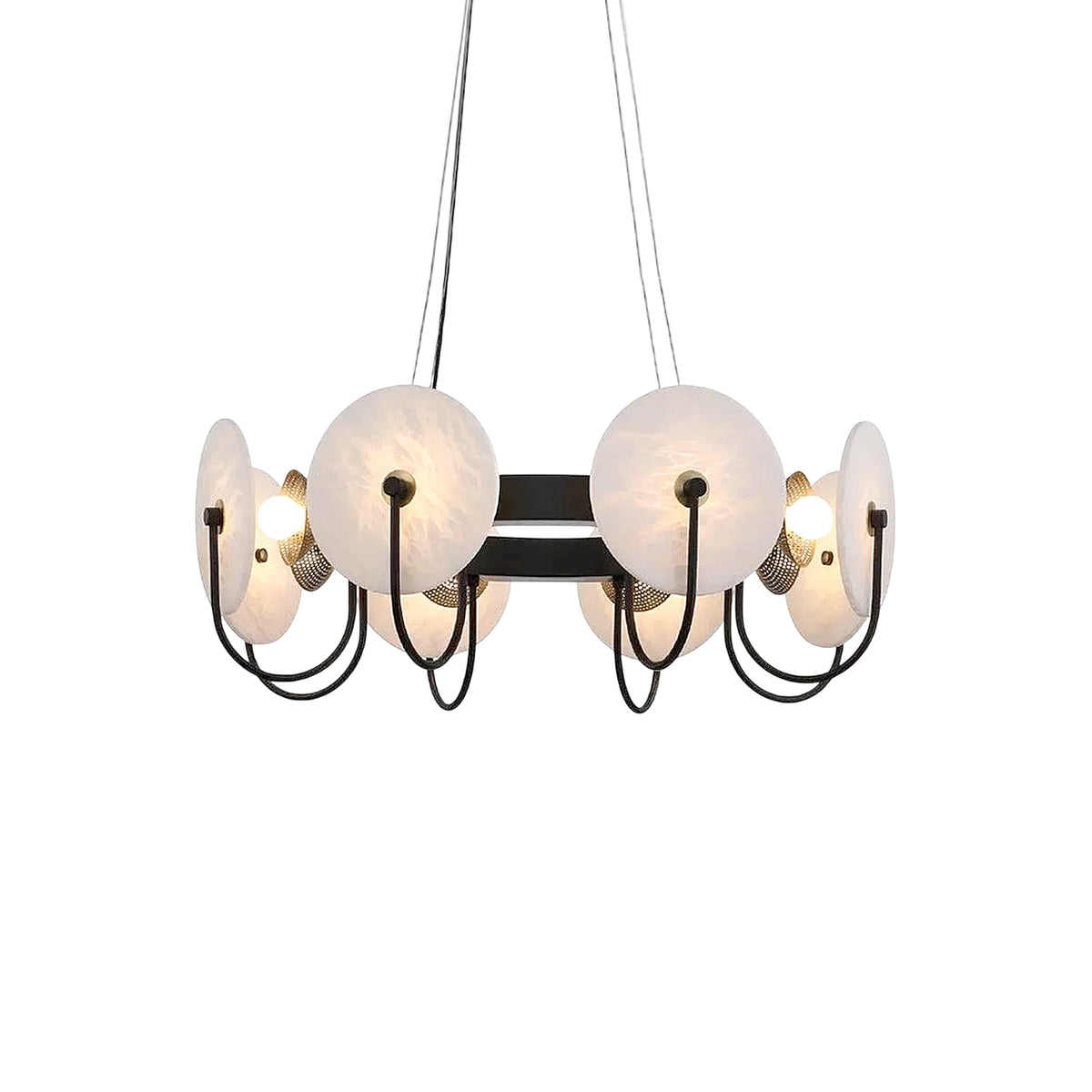 Alabaster CH Ring Chandelier - view 12 | Liootrlamp