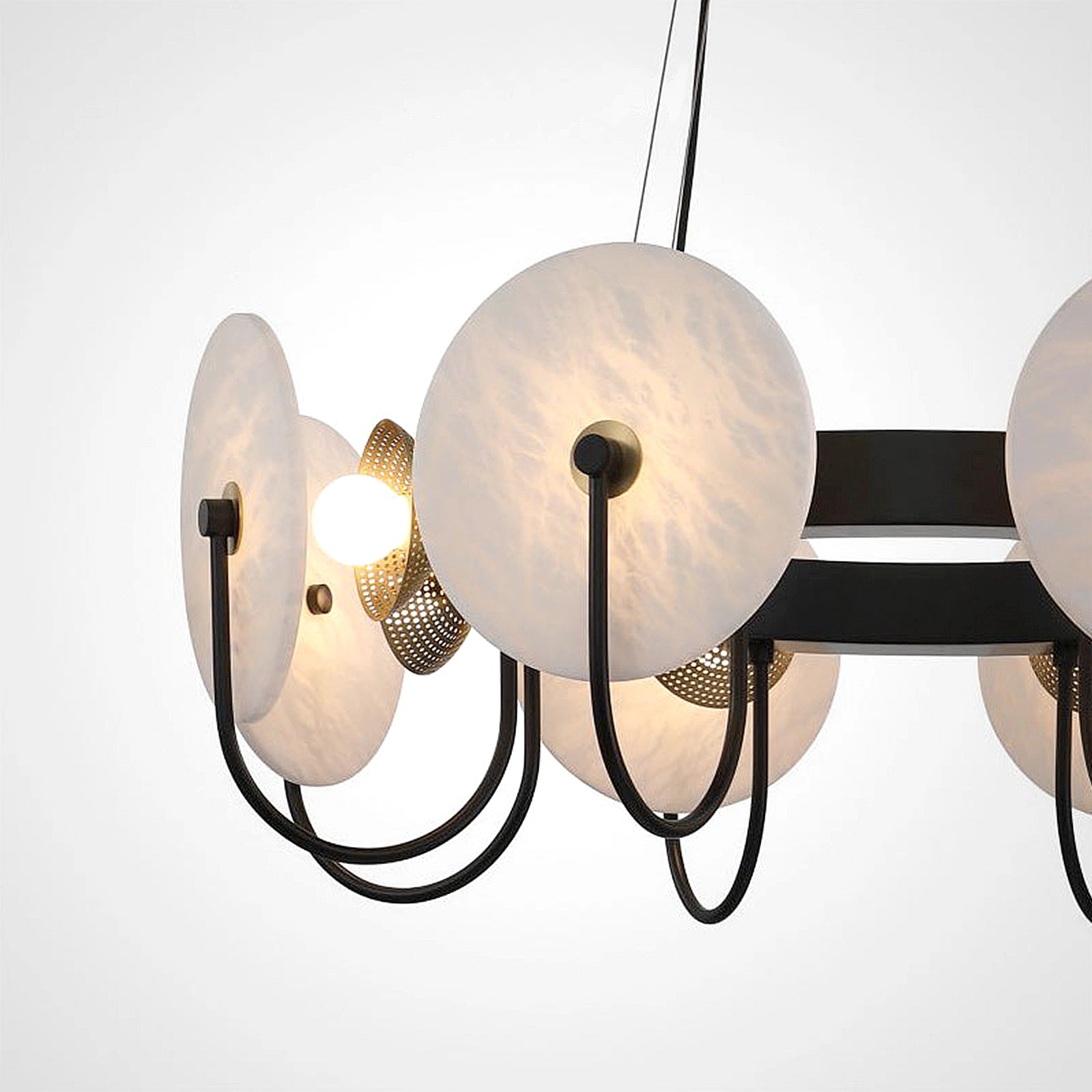 Alabaster CH Ring Chandelier