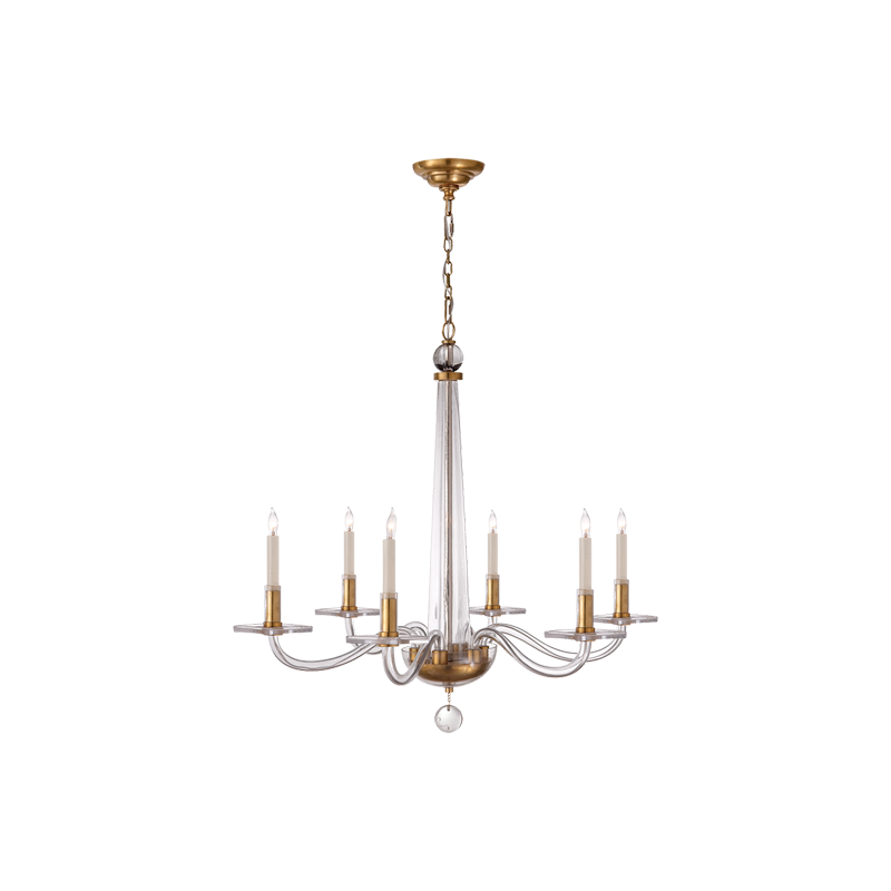 Bernardo Medium Glass Chandelier