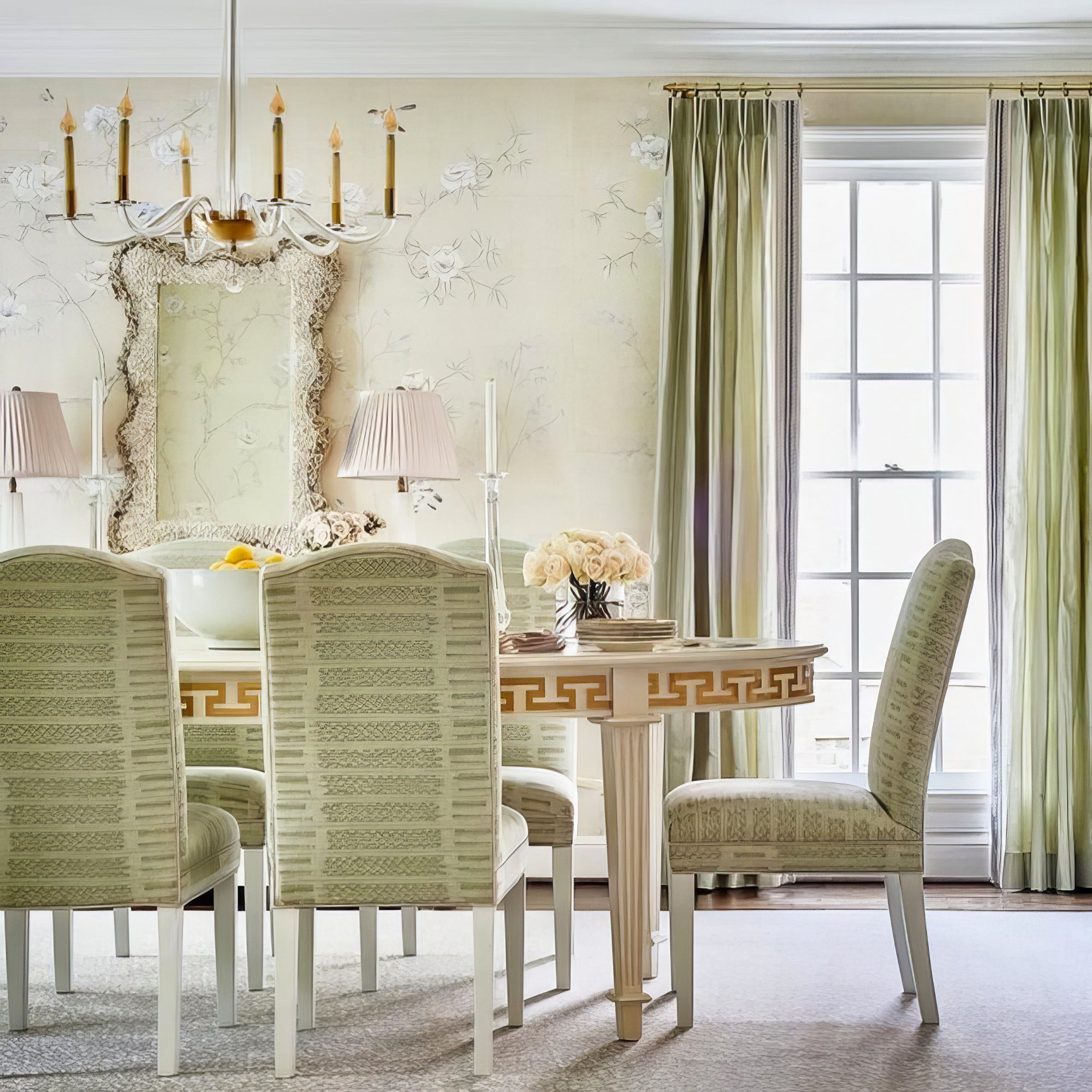 Bernardo Medium Glass Chandelier