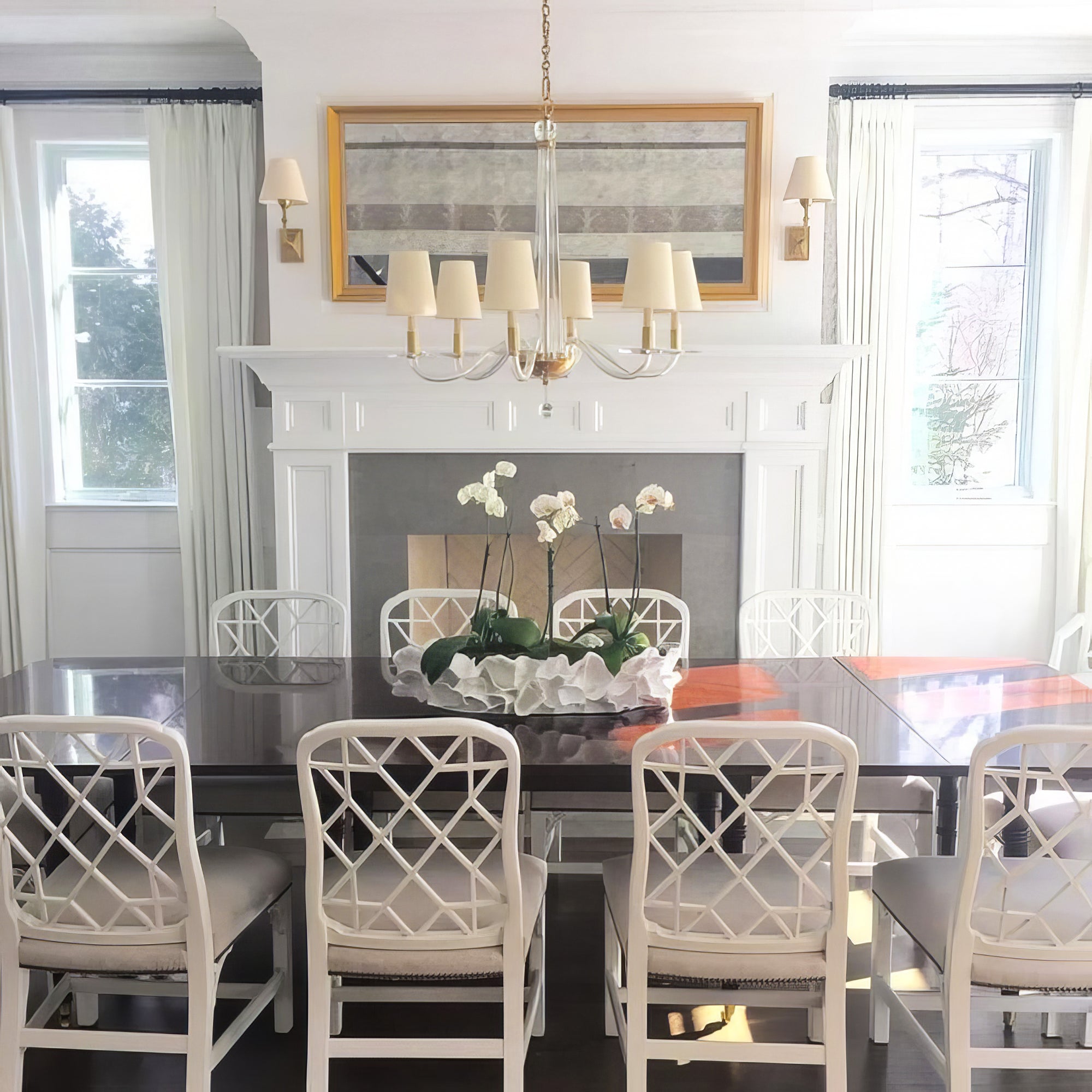 Bernardo Medium Glass Chandelier