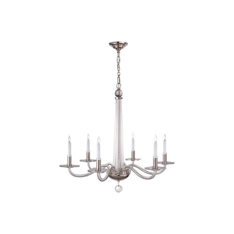 Bernardo Medium Glass Chandelier