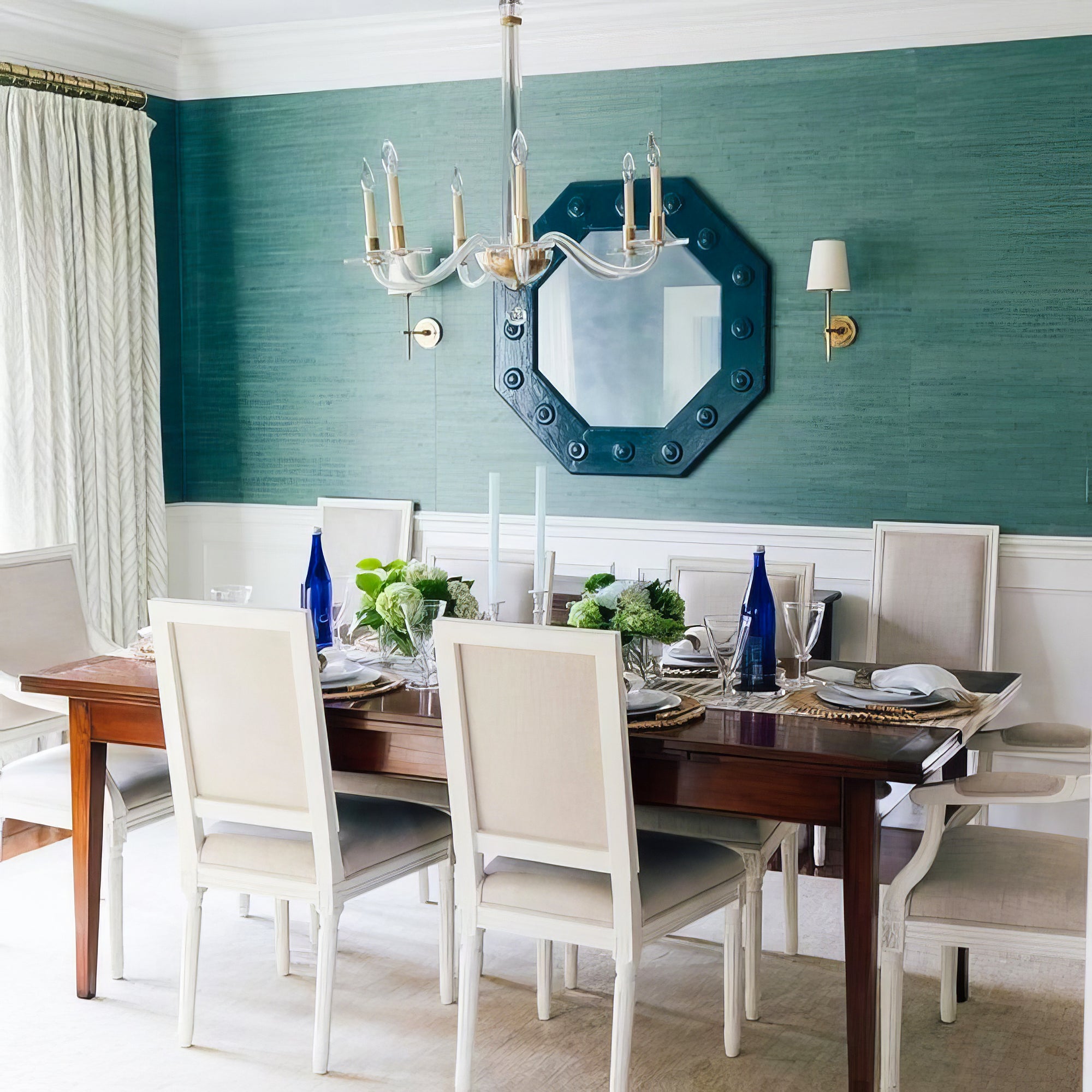 Bernardo Medium Glass Chandelier