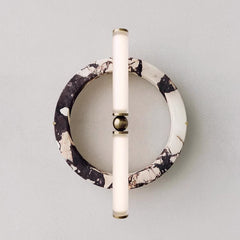 Bulgari marble ring wall lamp