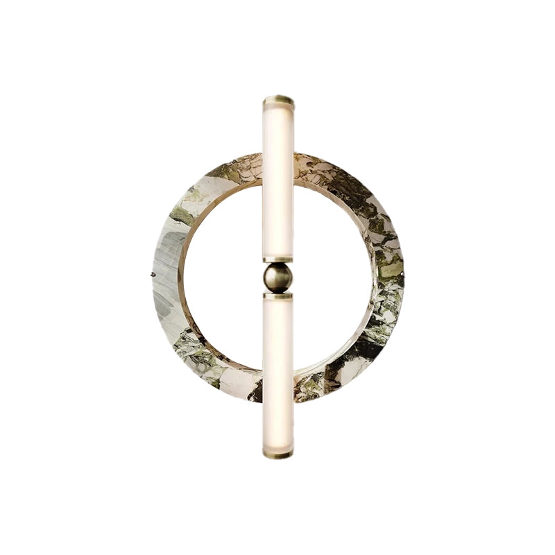 Bulgari marble ring wall lamp
