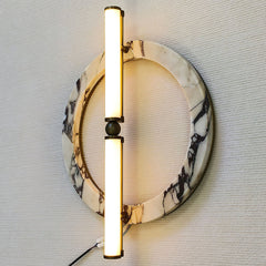 Bulgari marble ring wall lamp