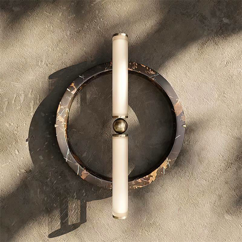 Bulgari marble ring wall lamp