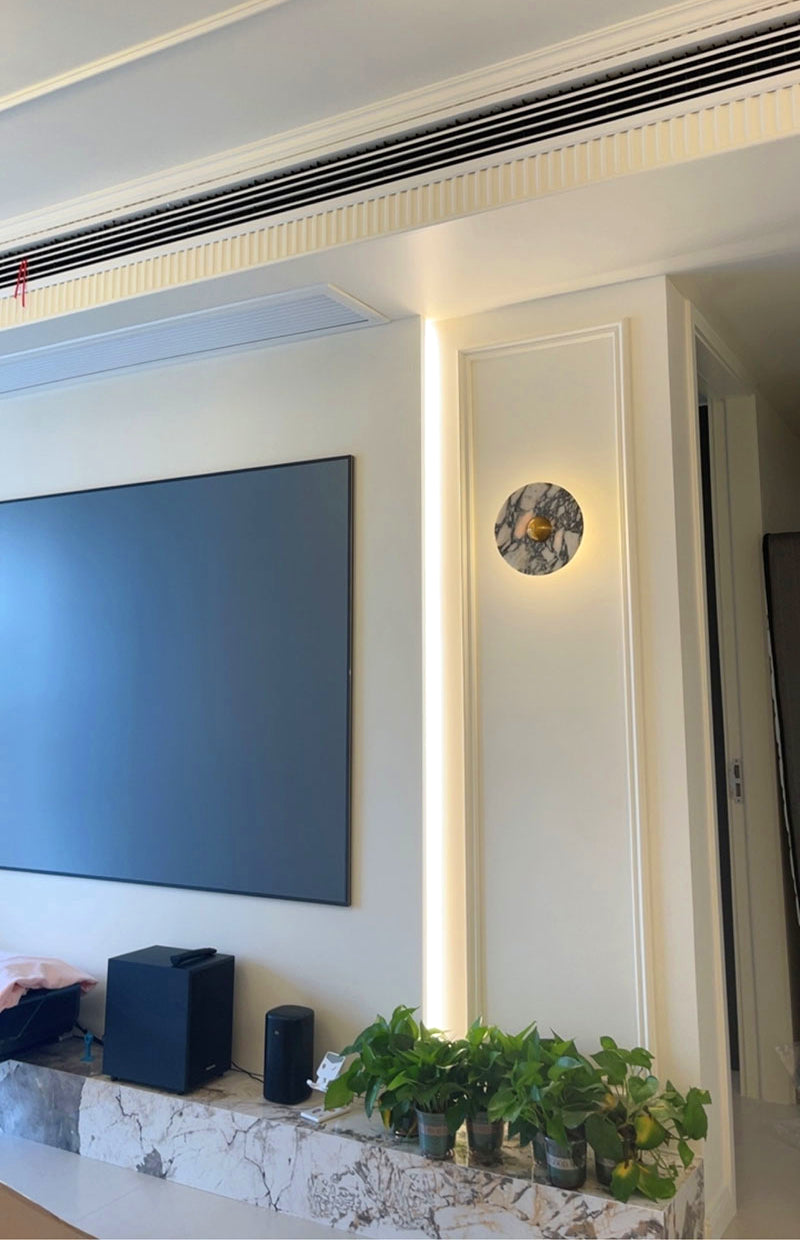 Bulgari round wall lamp