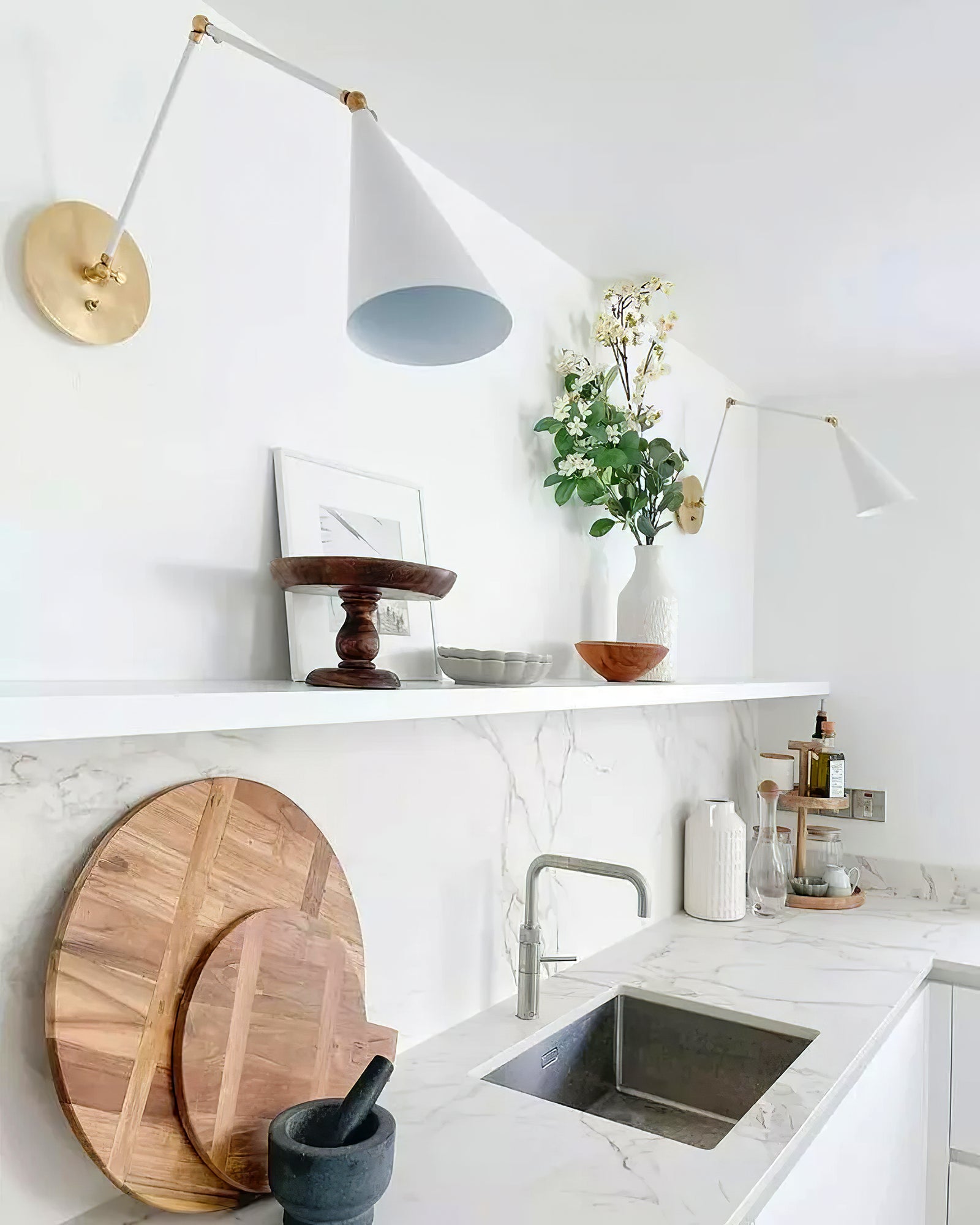 Clemente Double Arm Wall Lamp