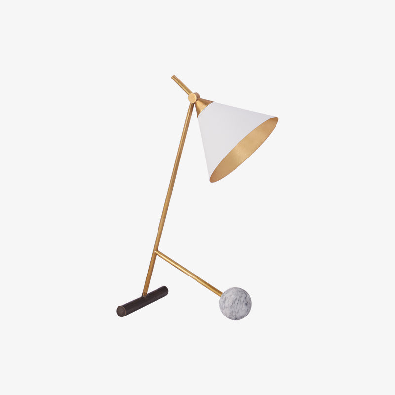 Sleek Metal Rod Table Light