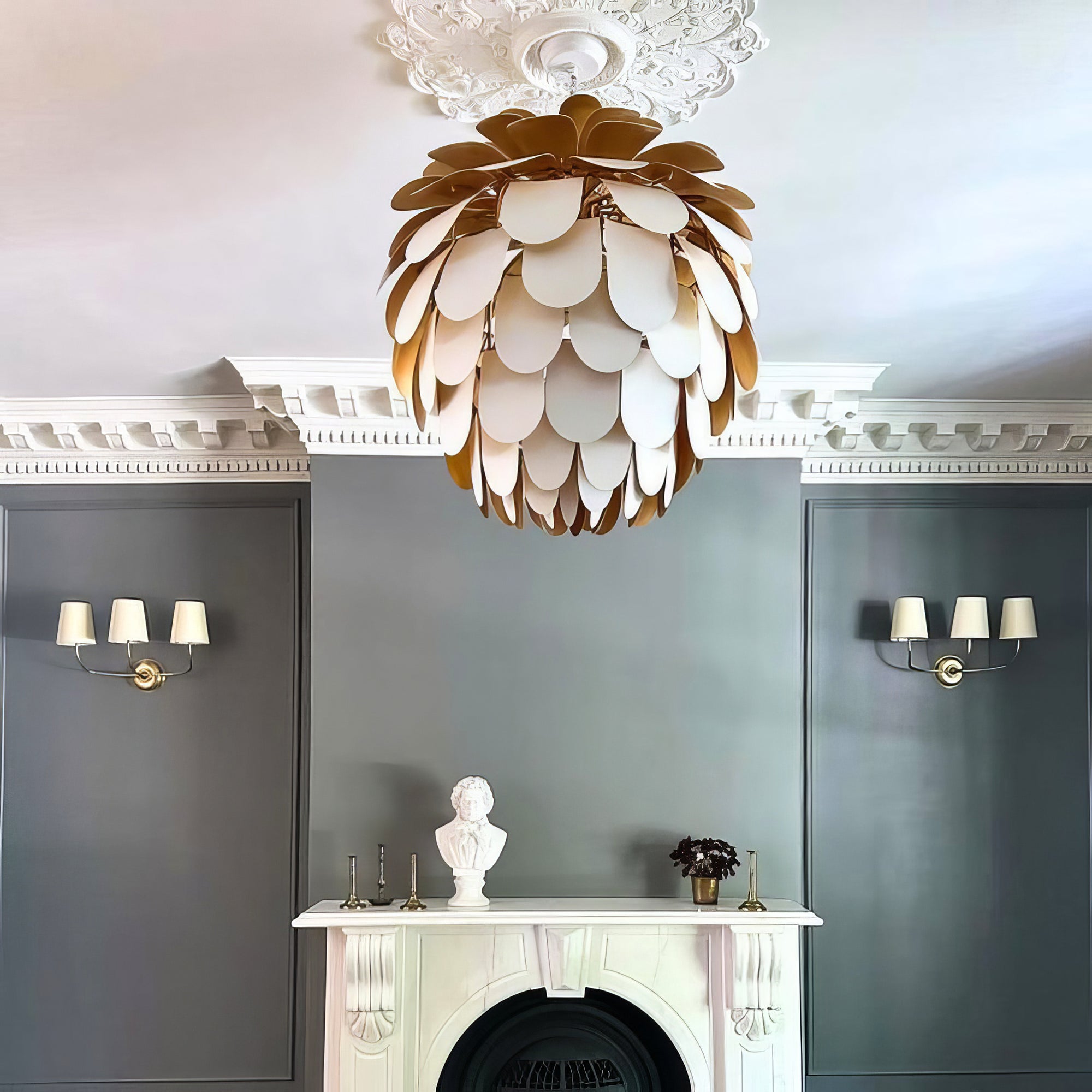 Cynara Large Petal Chandelier