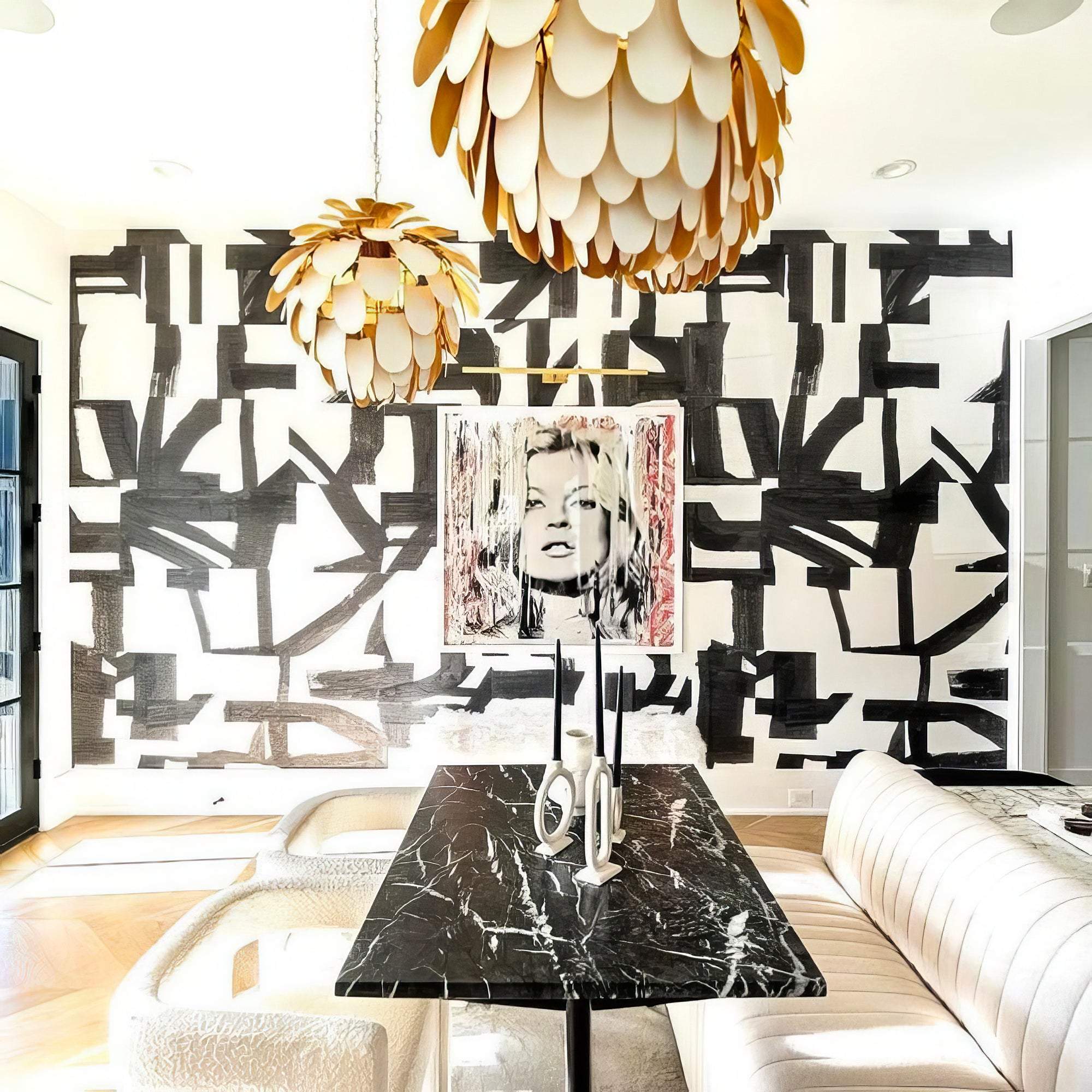 Cynara Large Petal Chandelier