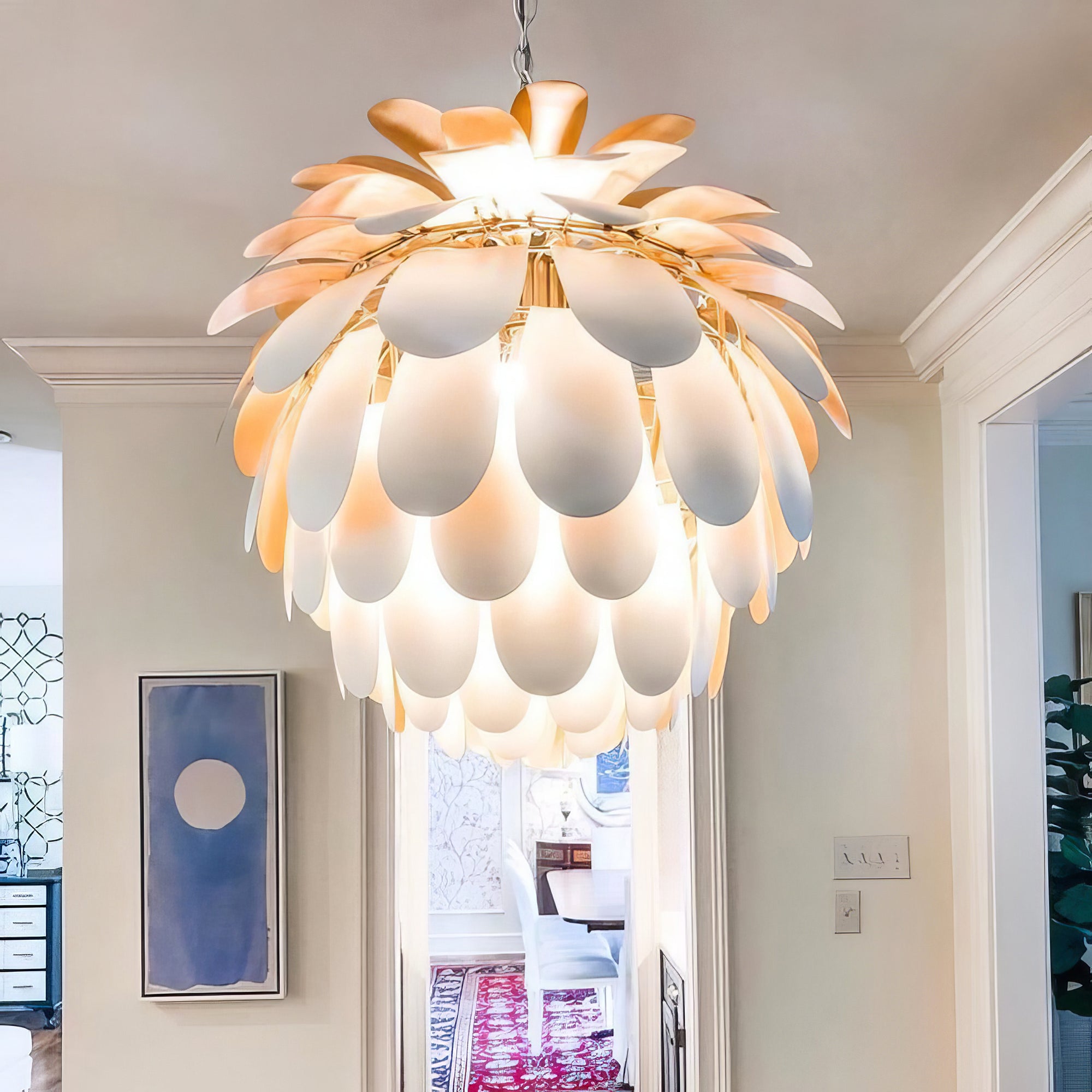 Cynara Large Petal Chandelier