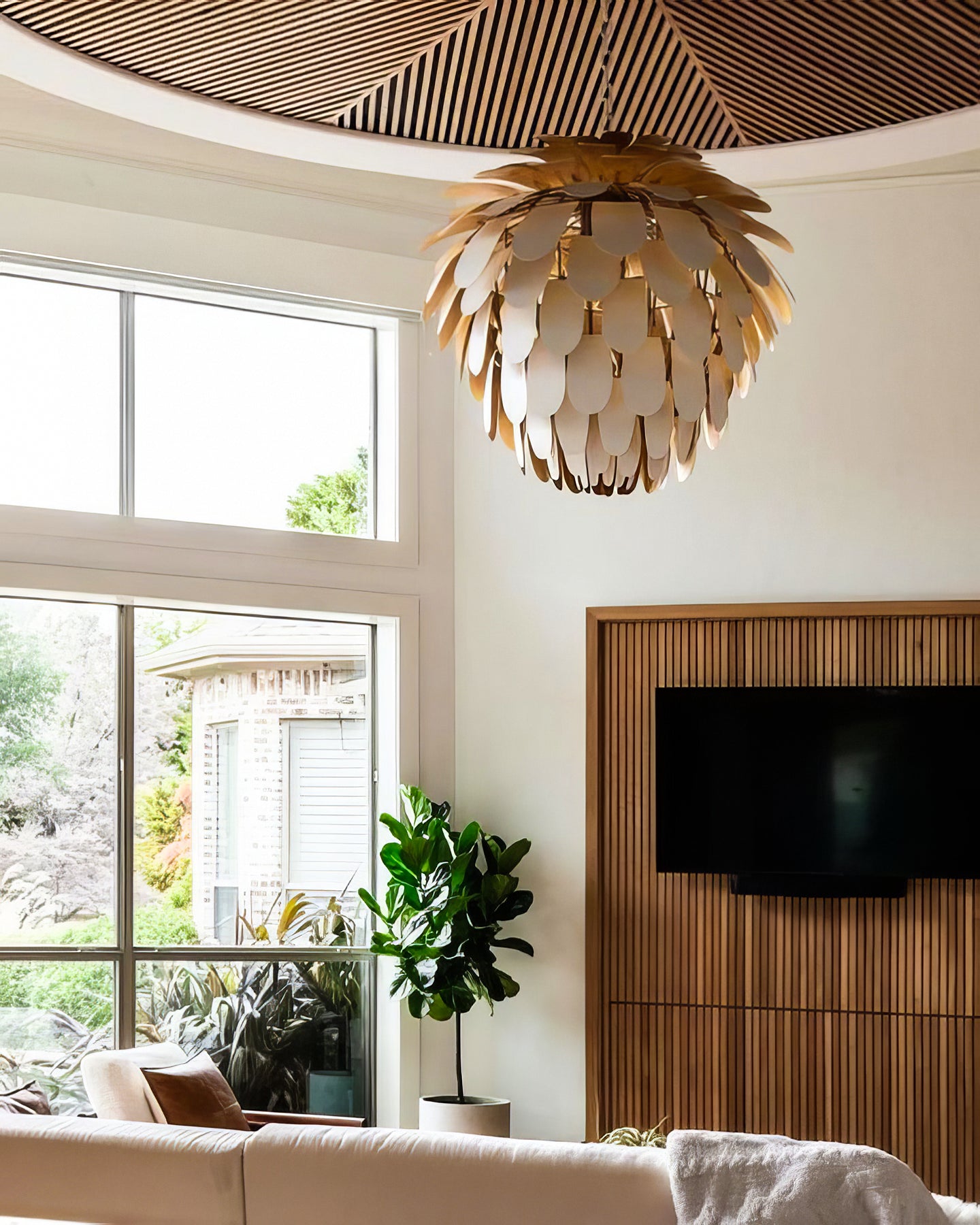 Cynara Large Petal Chandelier