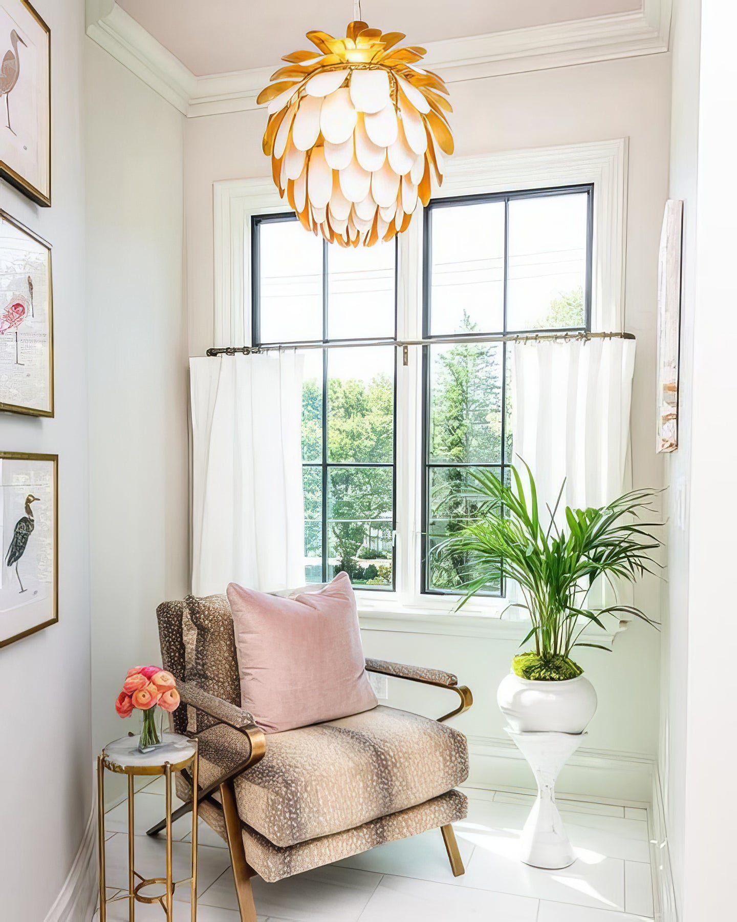 Cynara Medium Petal Chandelier
