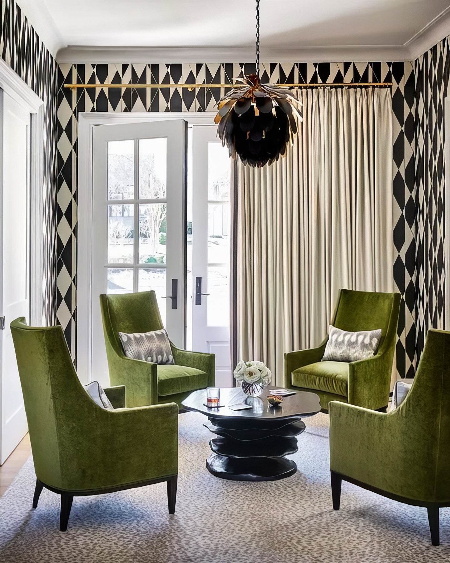 Cynara Small Petal Chandelier