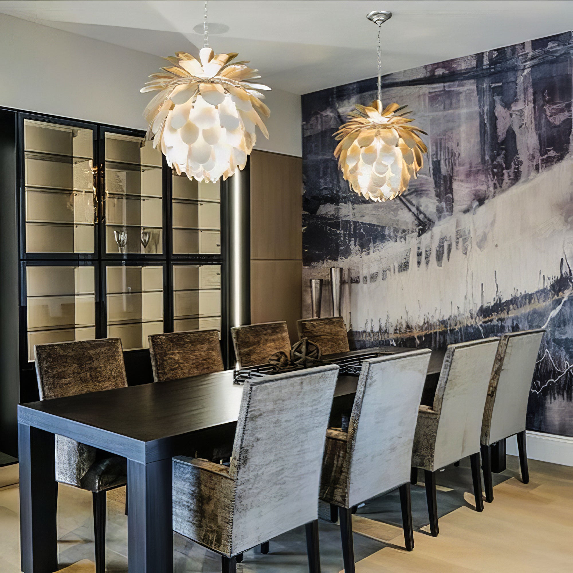 Cynara Small Petal Chandelier
