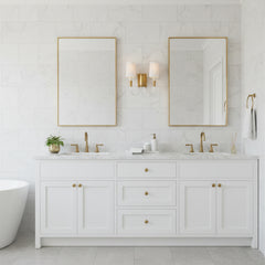 Double Curved Arm Fabric Wall Light