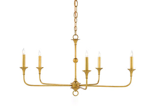 Elongated  Antique Chandelier