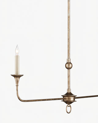 Elongated  Antique Chandelier