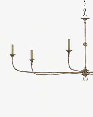 Elongated  Antique Chandelier