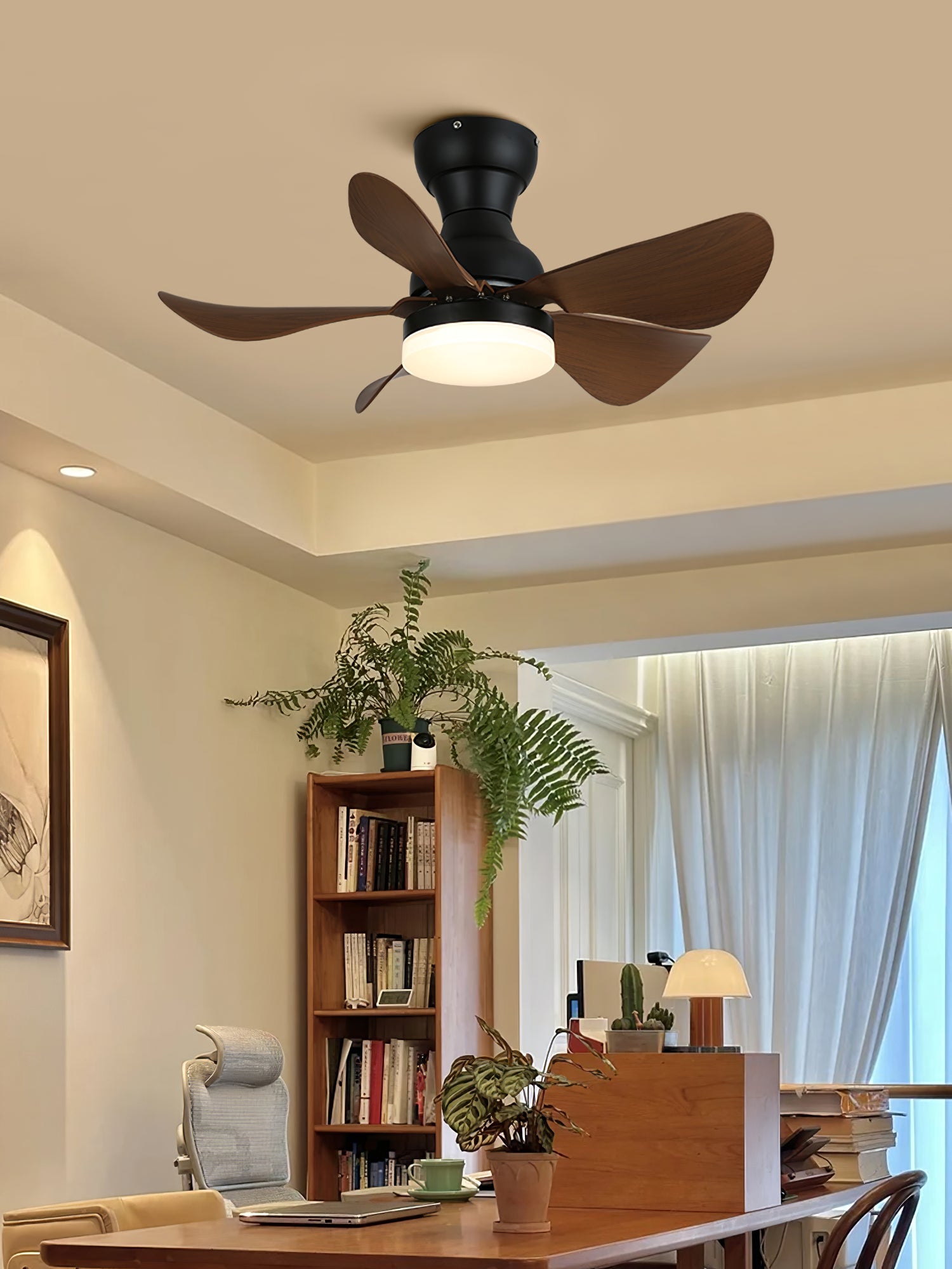 Embedded Five-Blade Fan Light