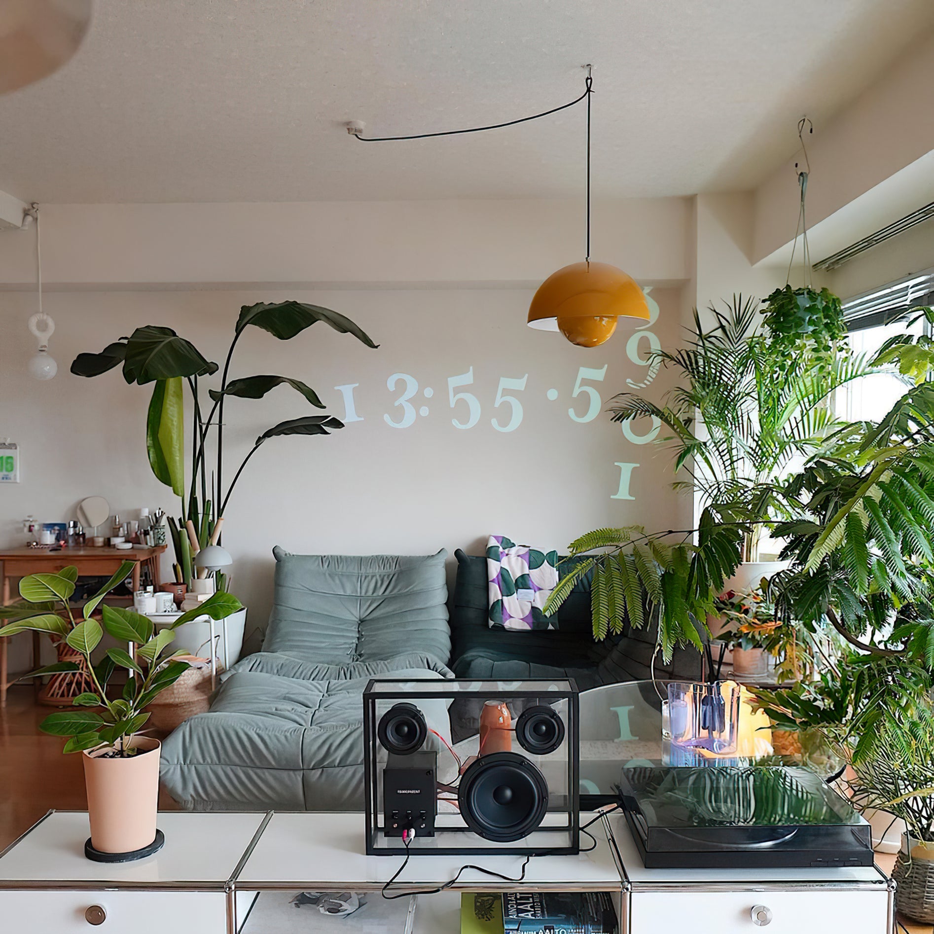 Flowerpot Colorful Pendant Lamp