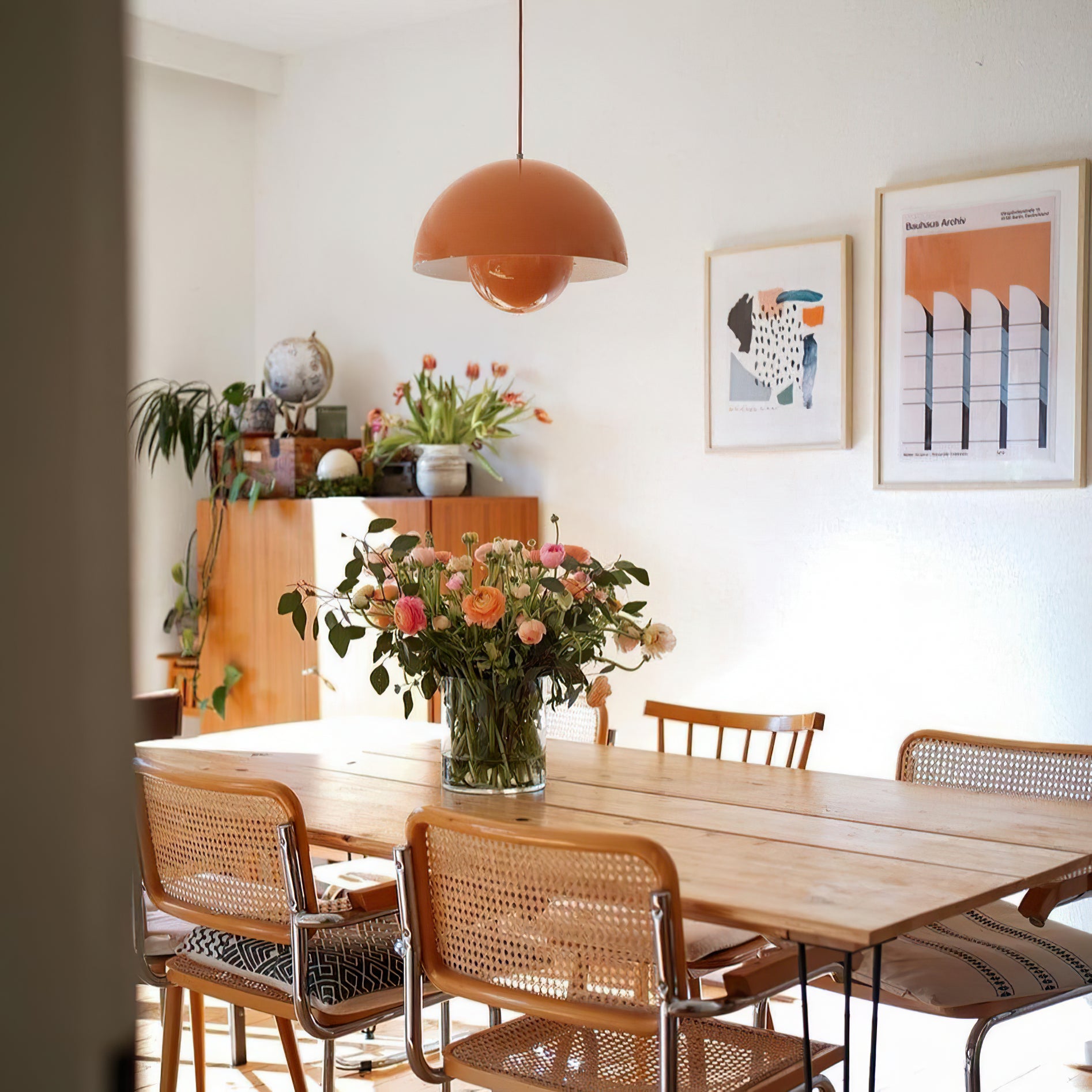 Flowerpot Colorful Pendant Lamp