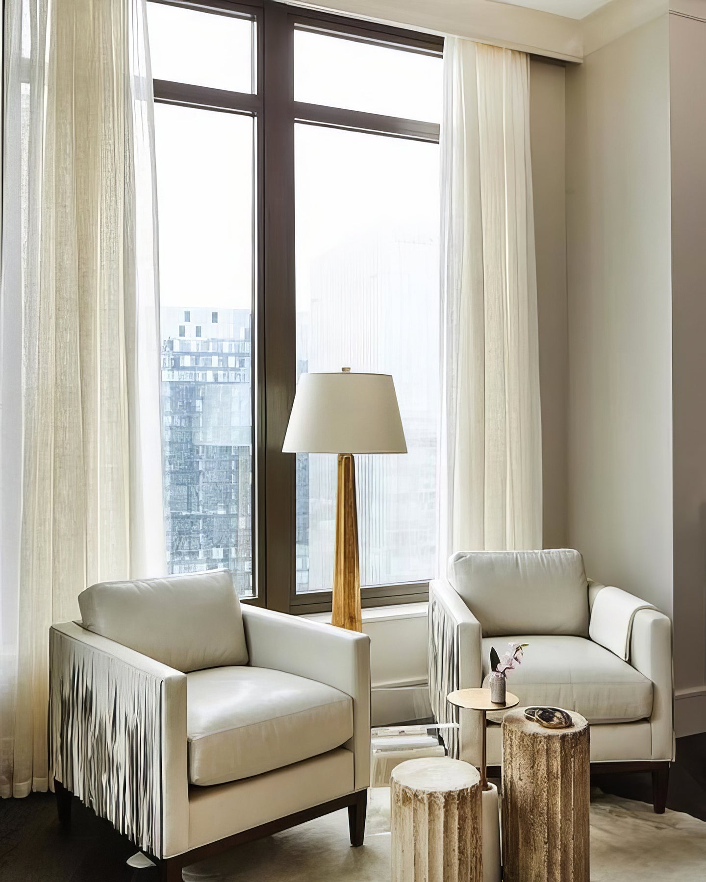 Fluted Spire Floor Lamp