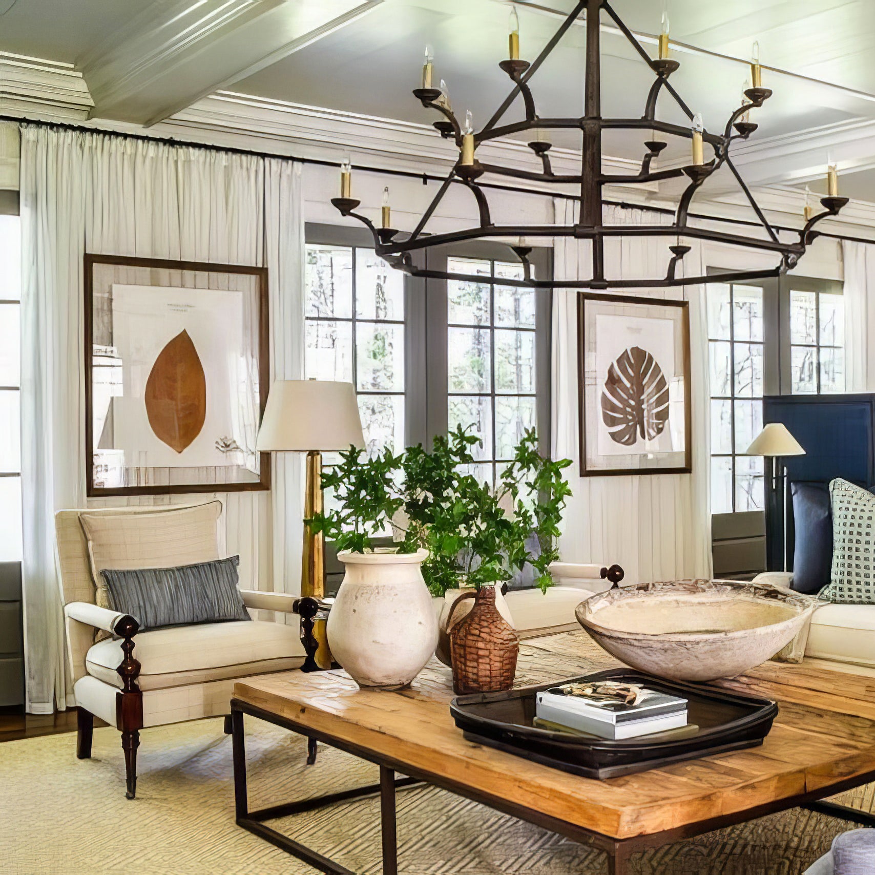Fluted Spire Floor Lamp