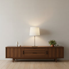 Gilded Iron Modern Table Lamp