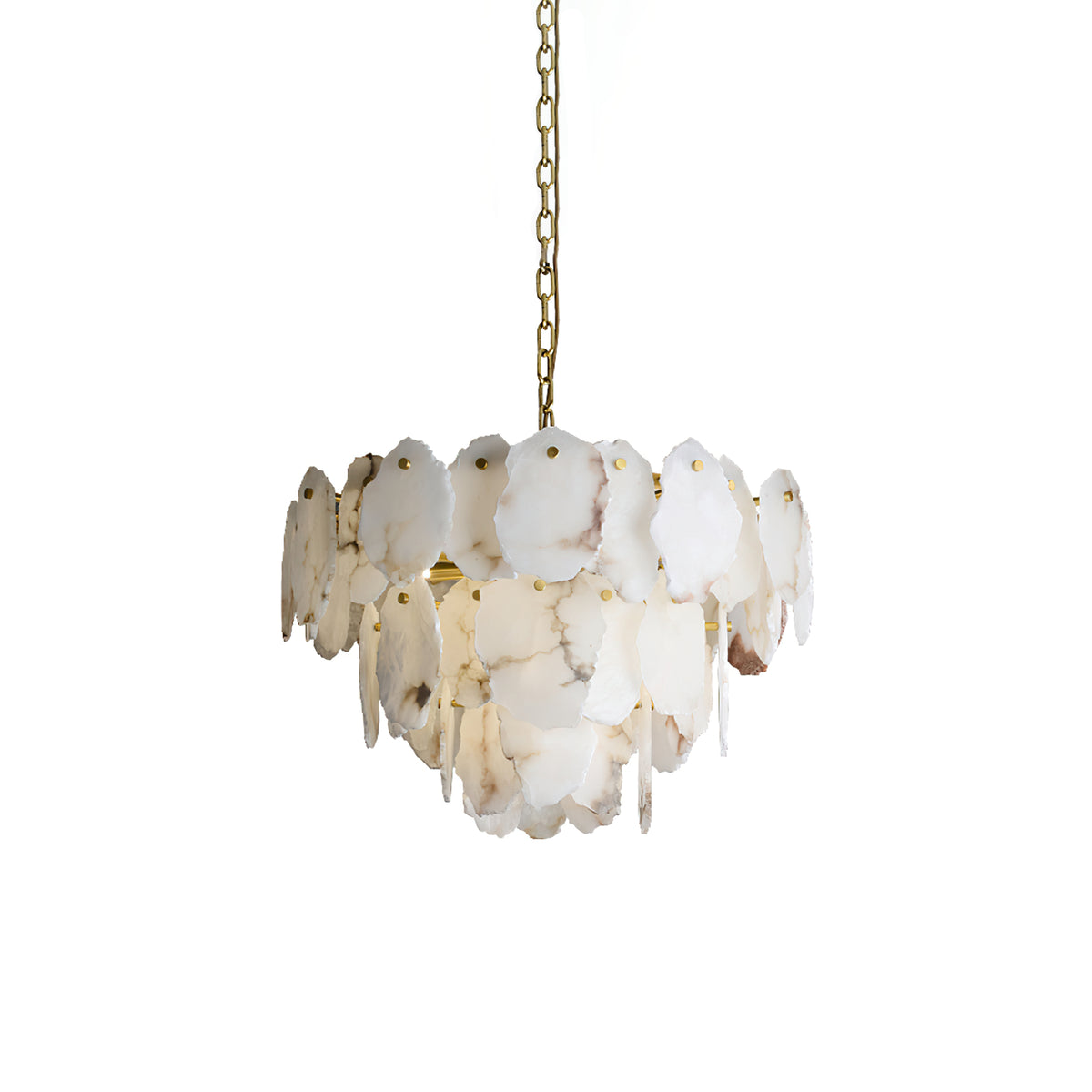 Gloire Luxury Alabaster Chandelier - view 12 | Liootrlamp
