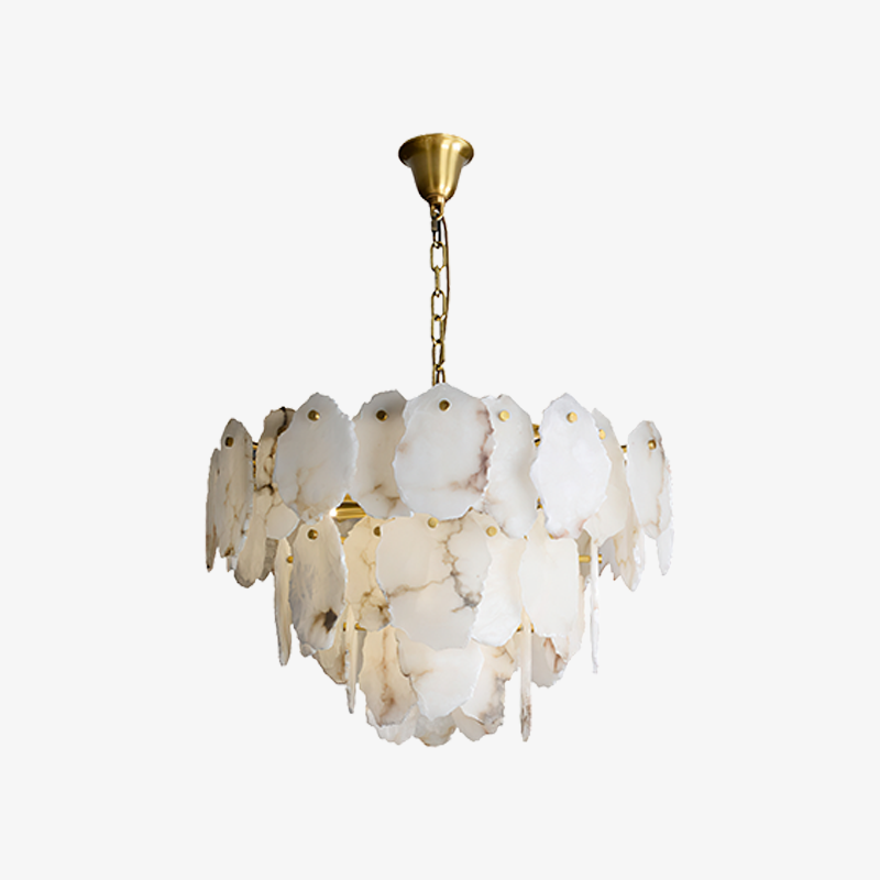 Gloire Luxury Alabaster Chandelier | Liootrlamp