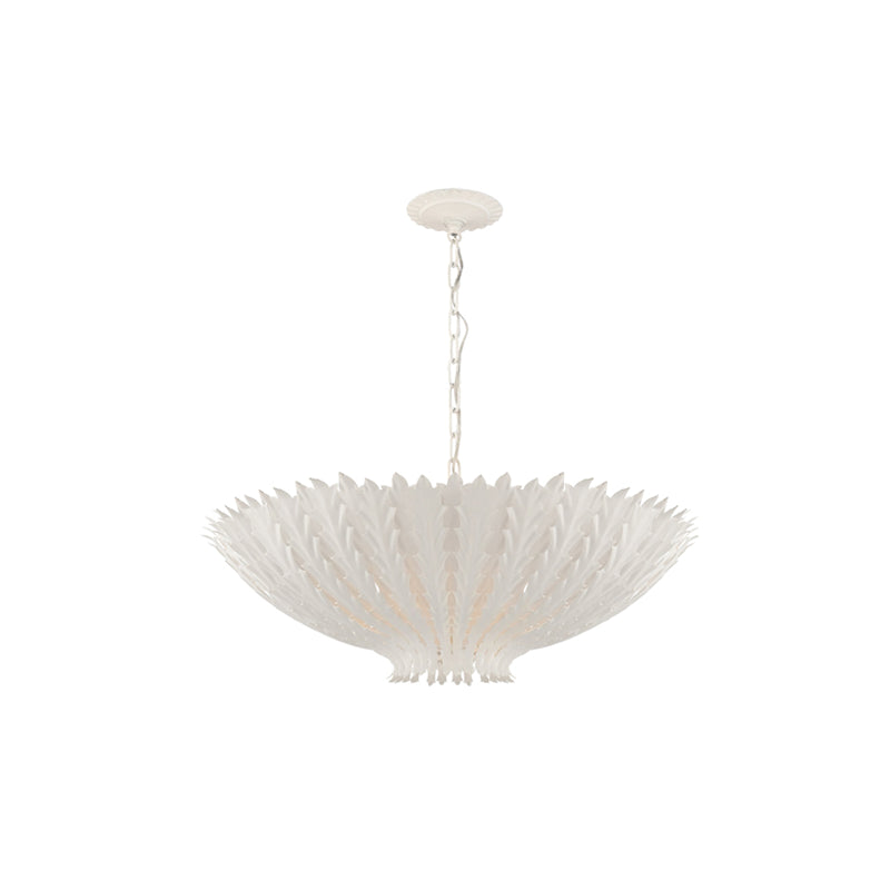 Layered Iron Leaf Art Chandelier