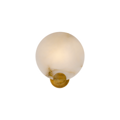 Round Alabaster Wall Light