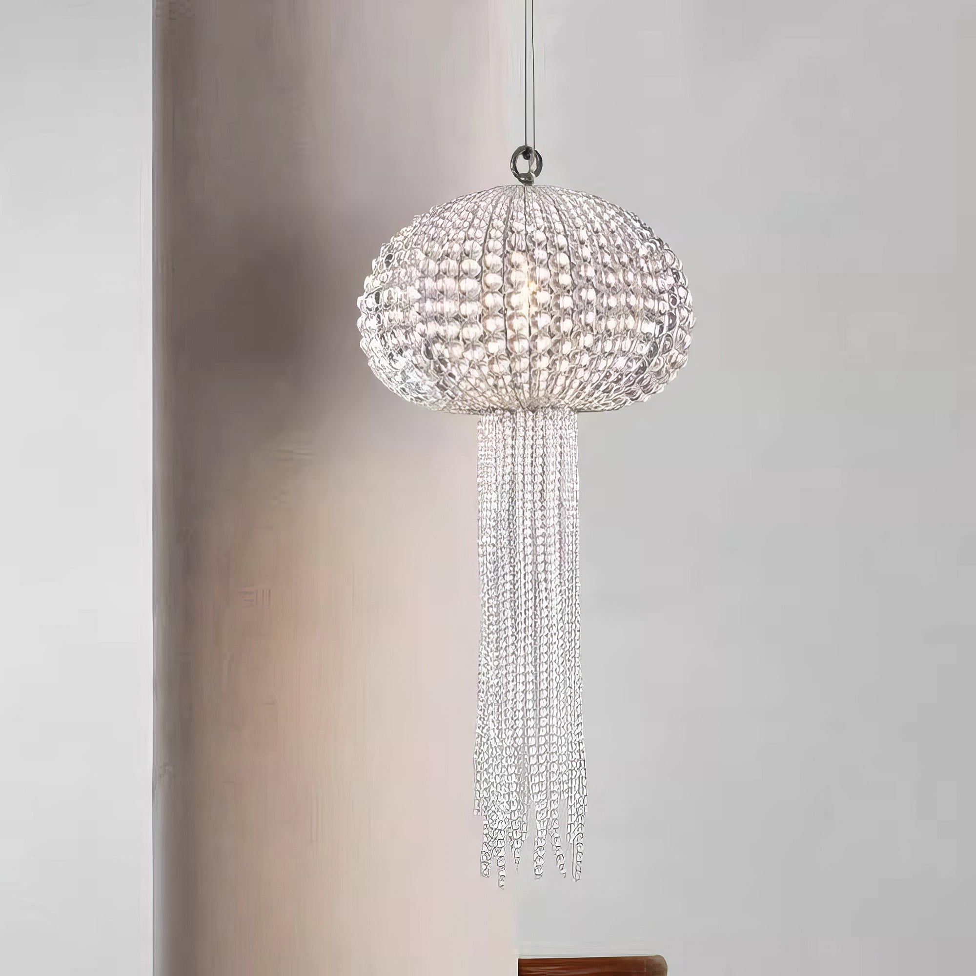 Jellyfish Art Deco Crystal Chandelier