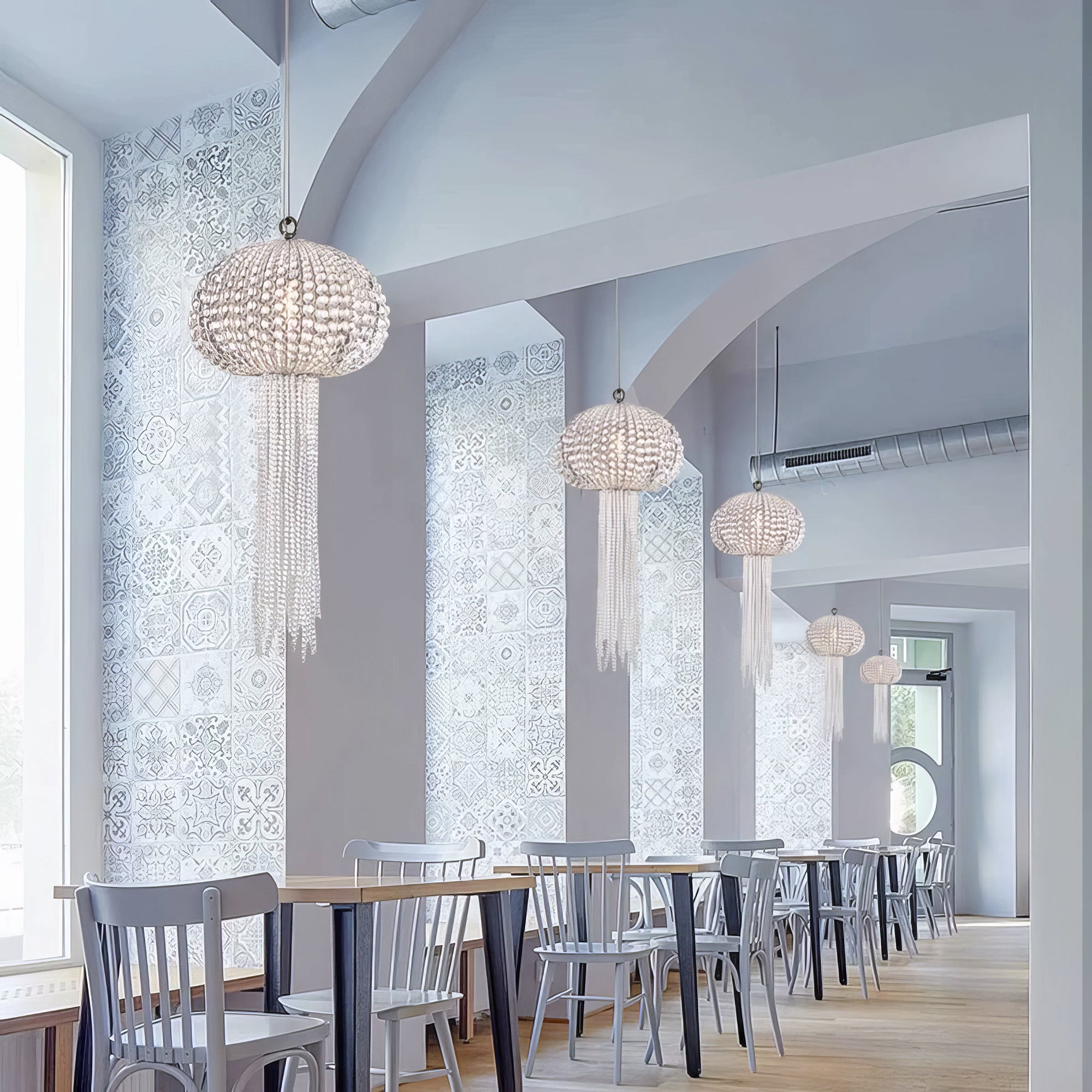 Jellyfish Art Deco Crystal Chandelier
