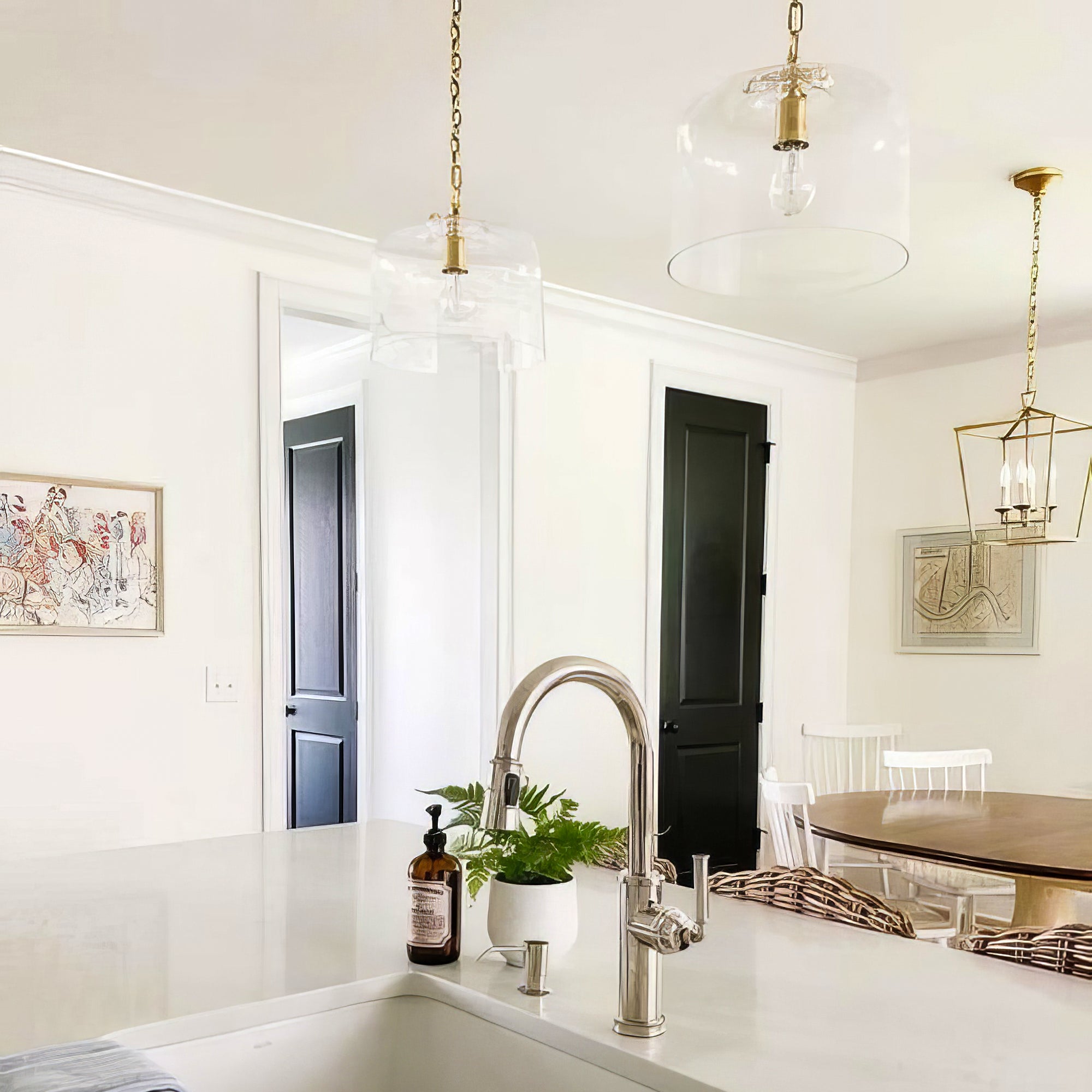 Katie Dome Glass Pendant Lamp