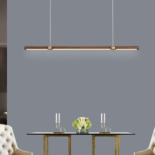 Linear Wood LED Pendant lamp