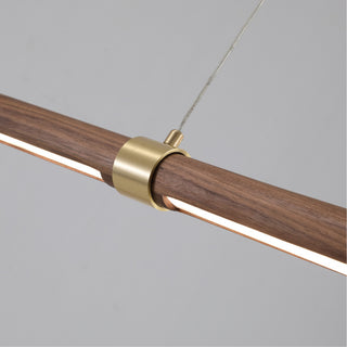 Linear Wood LED Pendant lamp