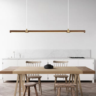 Linear Wood LED Pendant lamp